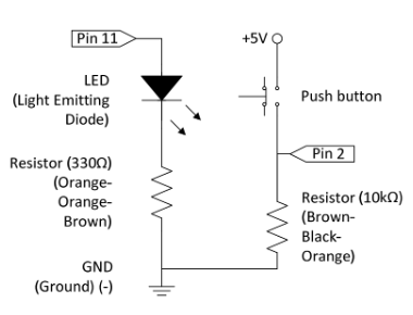 Circuit 02 - Push Buttons | Learn at CAROBOT